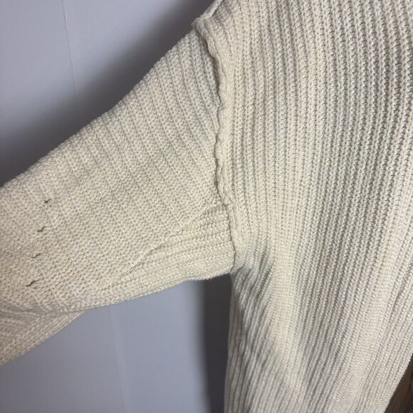 Free People High Hopes Cardigan Sweater Small Oversized Chunky Knit Slouchy Open - Picture 2 of 11